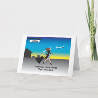 1st Klassificera den internationella flygvärdinnan Kort