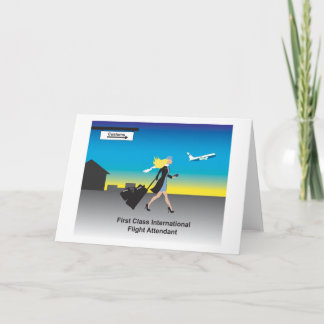 1st Klassificera den internationella flygvärdinnan Kort