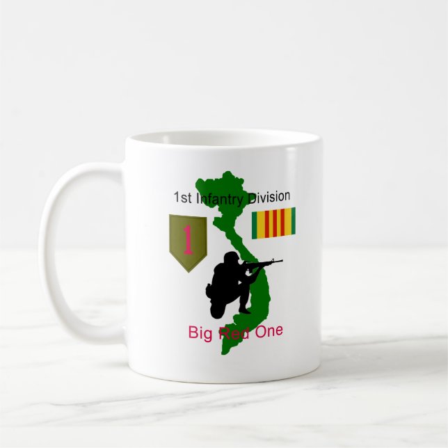 1st Kopp för kaffe för infanteriuppdelningsVietnam (Vänster)