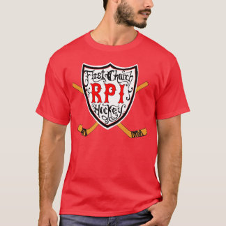 1st Kyrka av RPI-hockey T-shirt