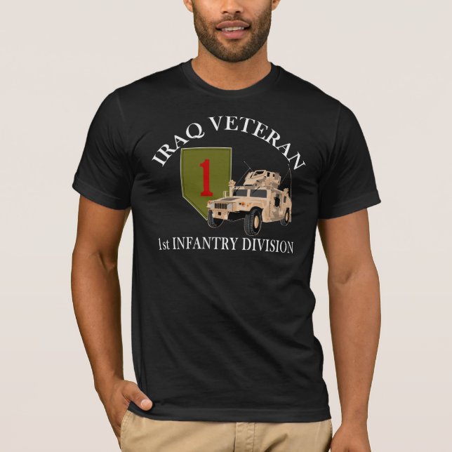 1st legitimationIrak Vet - Humvee Tee (Framsida)