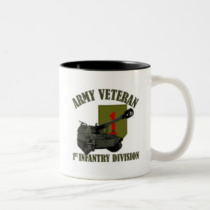1st legitimationveteran - Howitzer M109 Två-Tonad Mugg