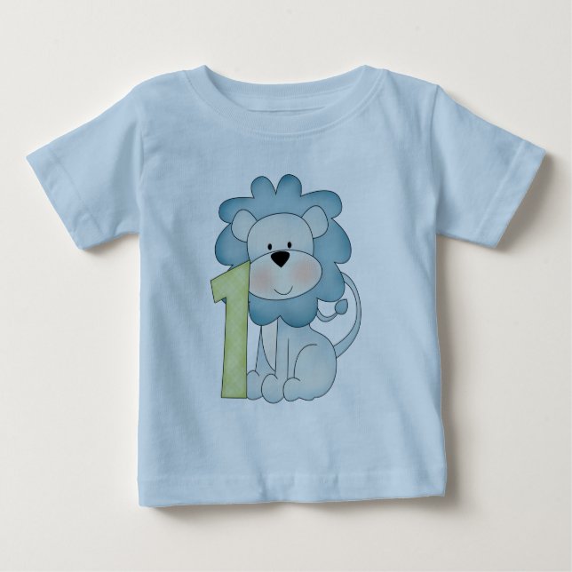 1st Lejon födelsedag Tee (Framsida)