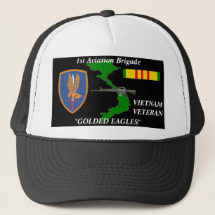 1St Lock för boll för flygbrigadVietnam veteran Truckerkeps