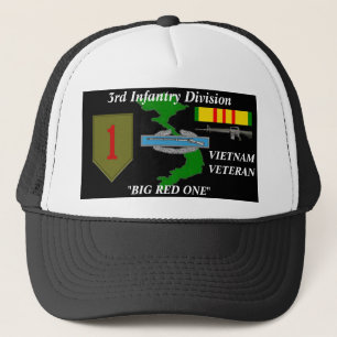 1st Lock för boll för infanteriDiv Vietnam Keps