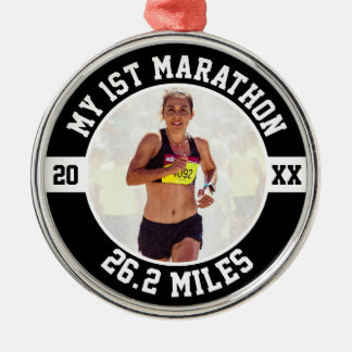 1st Marathon Runner First Running Marathoner 26 2 Julgransprydnad Metall