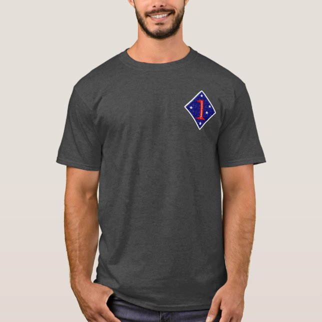 1st Marin- uppdelning T-shirt (Framsida)