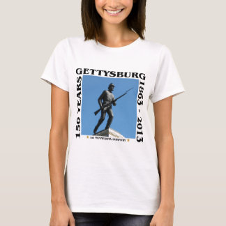 1st Minnesota infanteri - 150. Gettysburg T-shirt