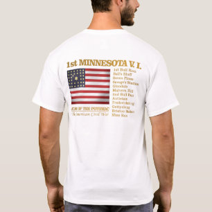 1st Minnesota volontärinfanteri (BH) Tee Shirt