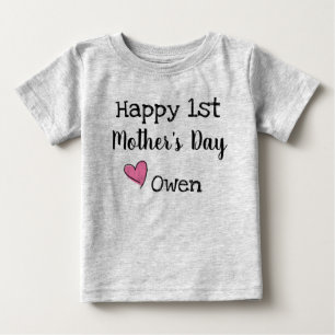 1st mors dagskjorta för lycklig t shirt