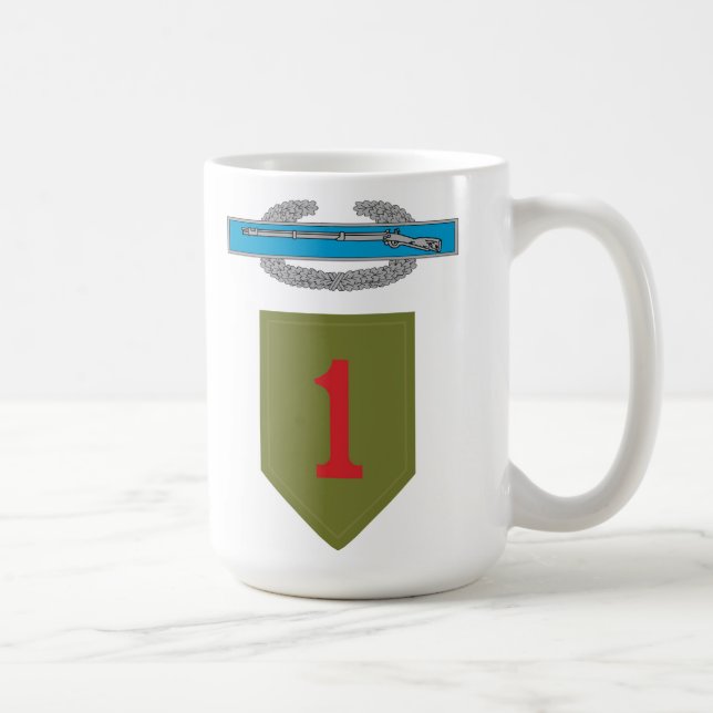 1st Mugg för infanteriuppdelningsCIB (Höger)