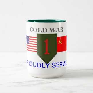 1ST MUGG för INFANTERIUPPDELNINGSKALLA KRIGET