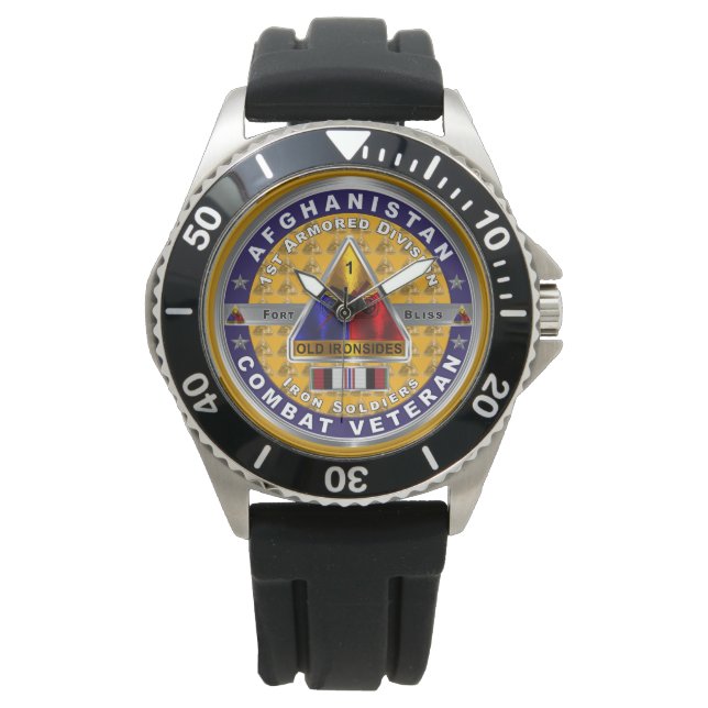 1st pansardivisionen    armbandsur (Framsida)