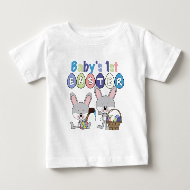 1st påskT-tröja och gåvor för påskägg T Shirt (Framsida)