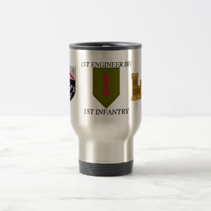 1ST RÅNAR det 1ST INFANTERIT för Resemugg