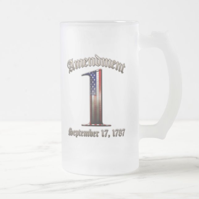 1st Rättelse Frostat Ölglas (Höger)