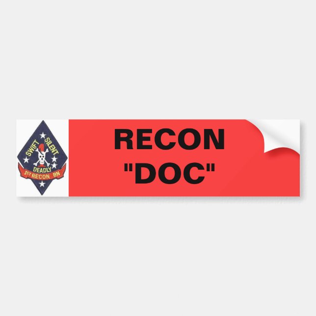 1st_recon-bn_insig RECON "DOC ", Bildekal (Framsidan)