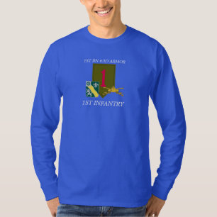 1ST SKJORTA för INFANTERI för ARMOR för BATALJO Tee