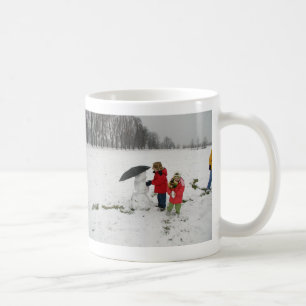 1ST SNÖGUBBE som ÄR STOLT TILL NÅGOT ATT SÄGA: Kaffemugg