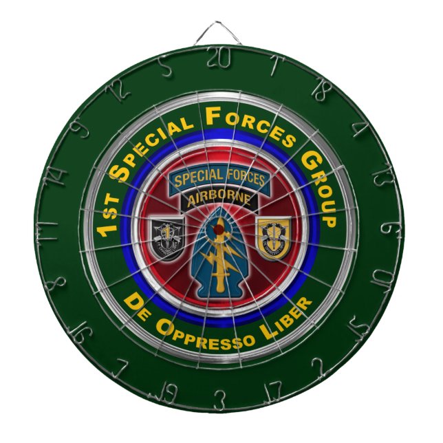 1st Special Forces Group Airborne Darttavla (Framsidan)