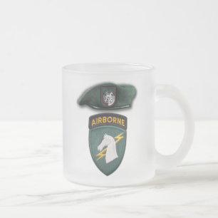 1st speciella opsveteranvets lappar den frostiga frostad glasmugg