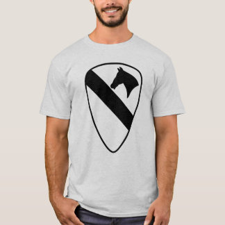 1st Stor logotypT-tröja för kavalleri (tända) Tee