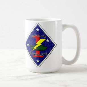 1st Tankbataljon - 1st marin- uppdelning Kaffemugg