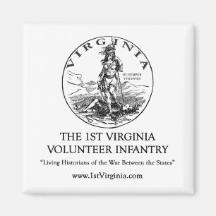 1st Virginia infanteri Magnet