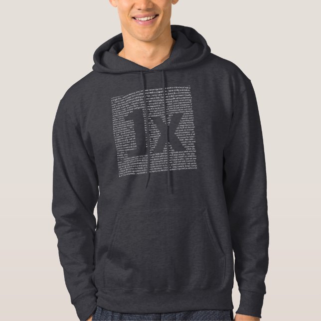 1x "drush" Men's hoodie (Framsida)