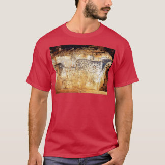 20000BC SPOTTED HORSE CAVE PAINTING FRANKRIKE T SHIRT
