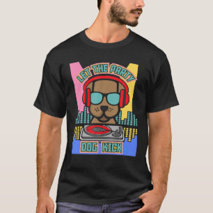 2000 års utfall Millenium 2000 Hund valp i Party T Shirt