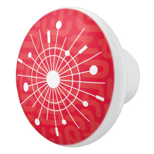 2000 Atomsnöflake Starburst Sputnik MCM Knopp