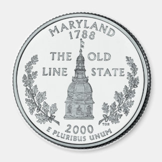 2000 Maryland State-kvartalsmagnet Magnet