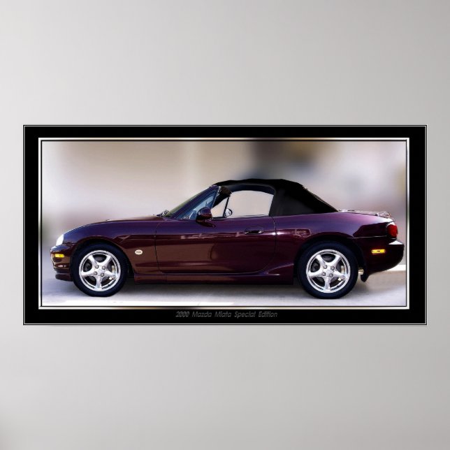 2000 MAZDA MIATA SPECIELL EDITION POSTER (Framsidan)
