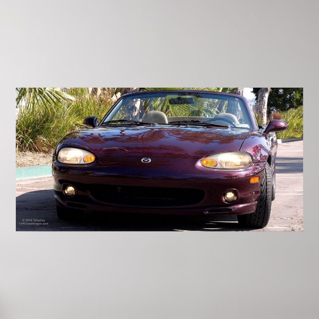 2000 MAZDA MIATA SPECIELL EDITION POSTER (Framsidan)