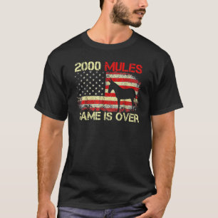2000 Mules-spel är över hederligt val 2024 T Shirt