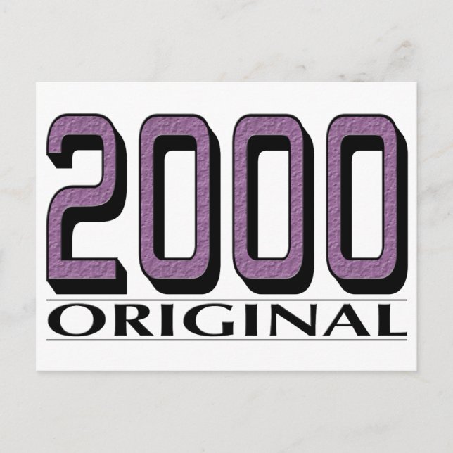 2000 Original Vykort (Framsida)