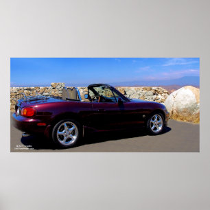 2000 SPECIELLA UPPLAGAAFFISCH FÖR MIATA POSTER