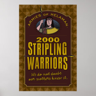 2000 Stripling Warriors poster. Poster