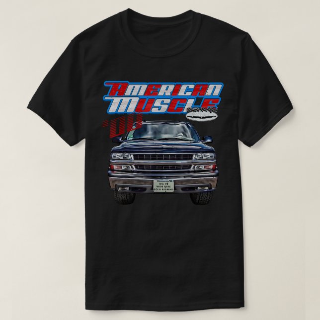 2000,Tahoe,Squarebody Truck,Yukon,Suburban,Silvera T Shirt (Design framsida)