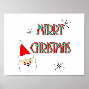 2000-talet i jultomten god jul poster
