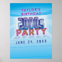 2000-talets Party-tema Poster