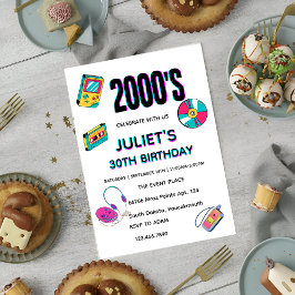 2000-tals fest blanka 30-års inbjudningar