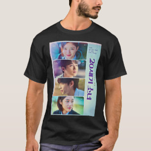 2000-tals tjej koreansk 20 1 t shirt