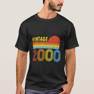 2000 Vintage 2000 Sunset Gift För manar Women Born T Shirt