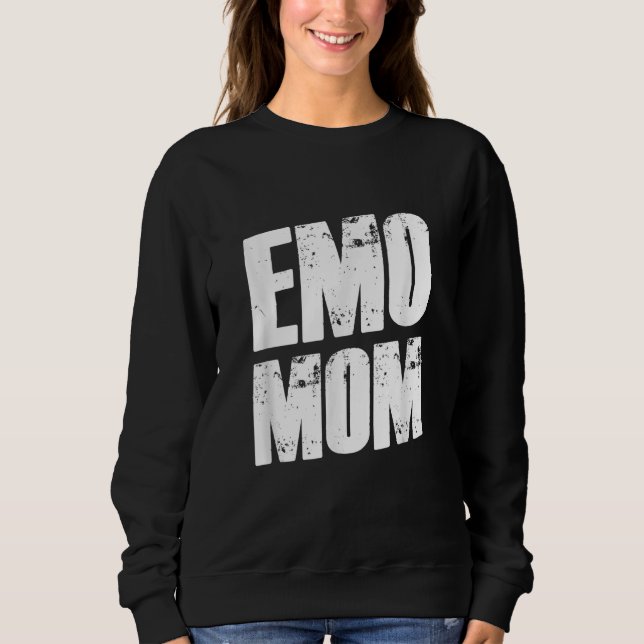 2000s 00s EMO Mamma   EMO Punk T Shirt (Framsida)