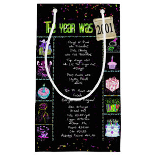 2001 Årets födelsedag - trivial på svart, småskali