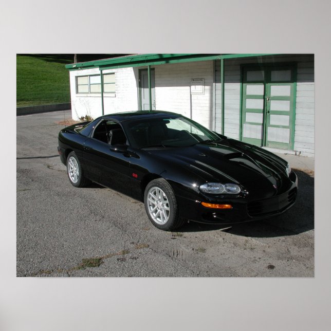 2001 Chevrolet Camaro Z28 SS Poster (Framsidan)