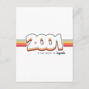 2001 Legendernas födelse Vykort