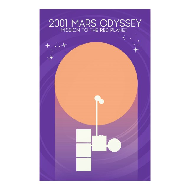 2001 mars odyssé fototryck (Framsidan)